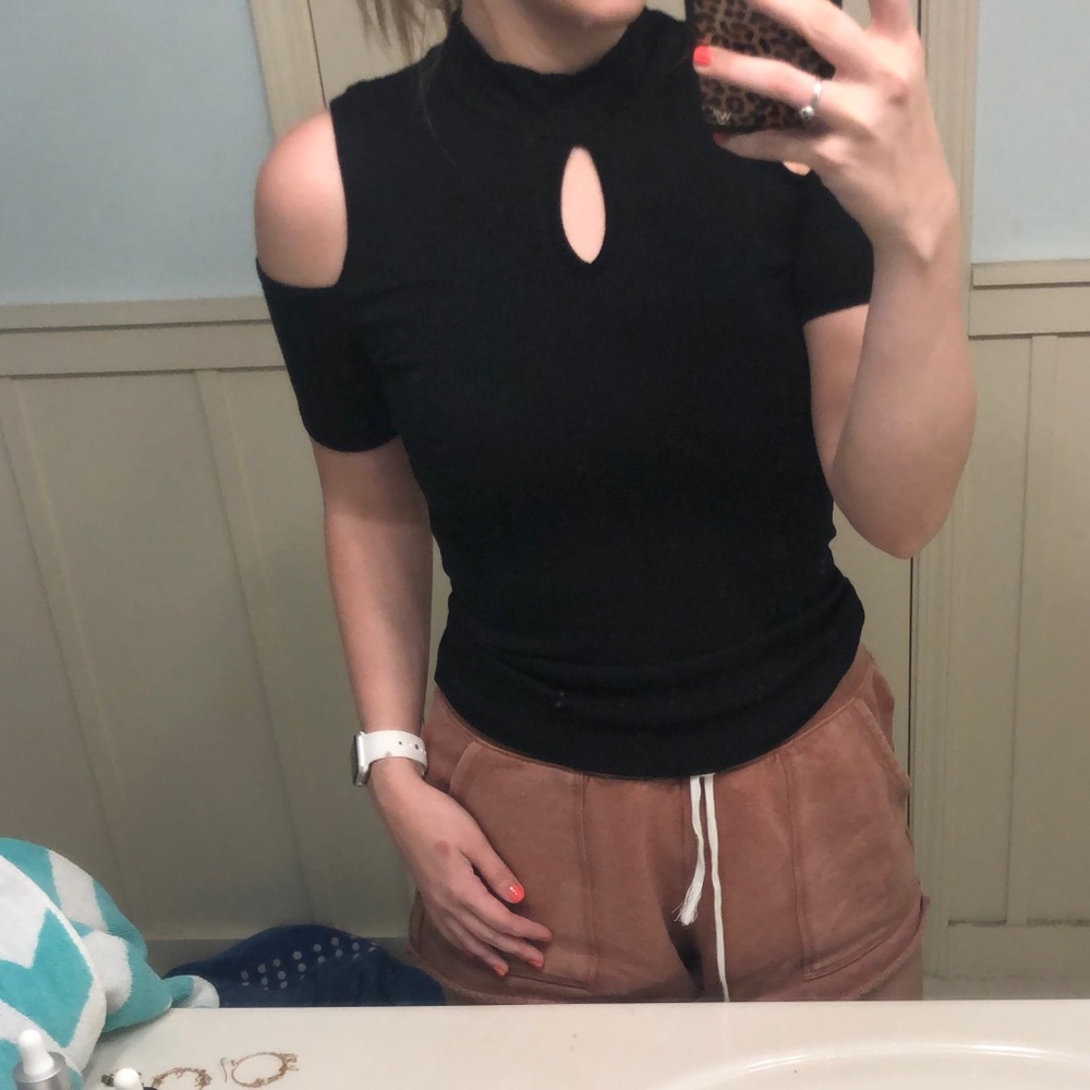 Ribbed short sleeve